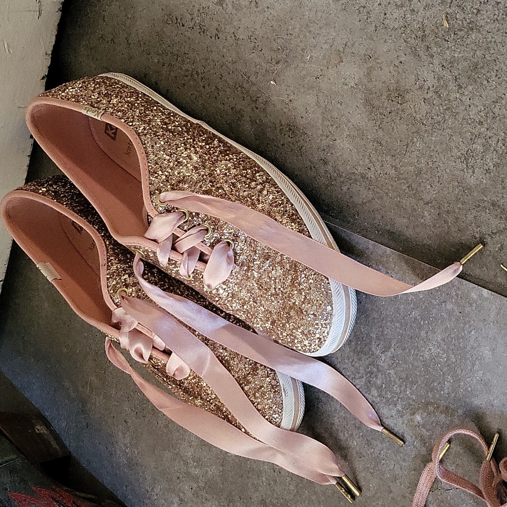 Kate Spade New York Champion Glitter Keds Sneakers